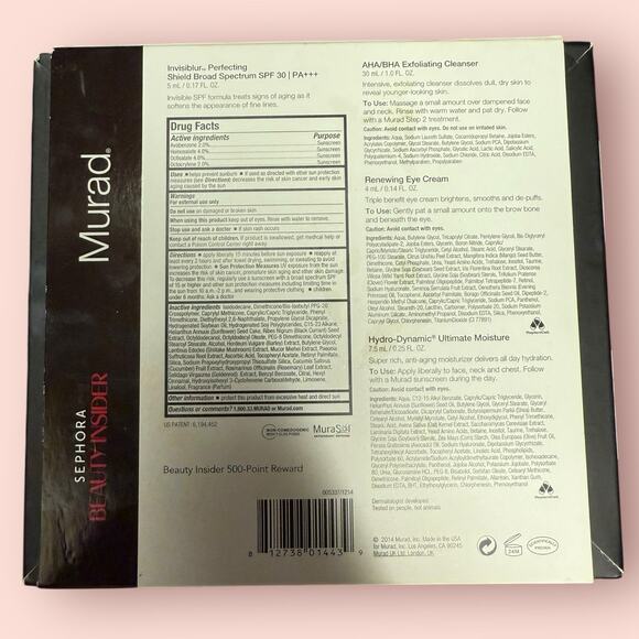 Murad AHA/BHA Exfoliating Cleanser Renewing Eye Cream Hydro-Dynamic Ultimate - Picture 2 of 2